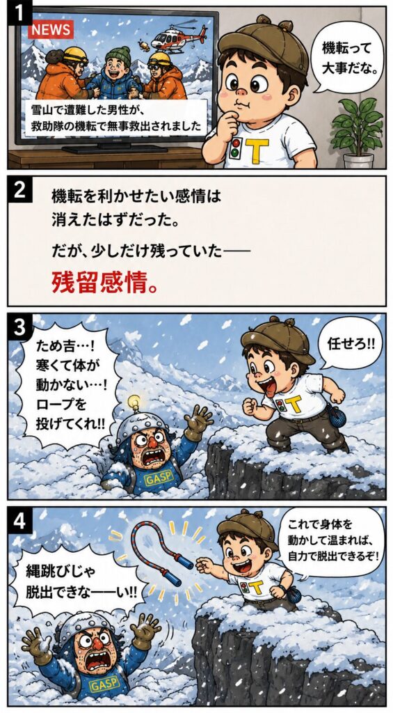 生命線のロープ