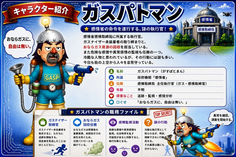 ガスパトマン キャラクター紹介