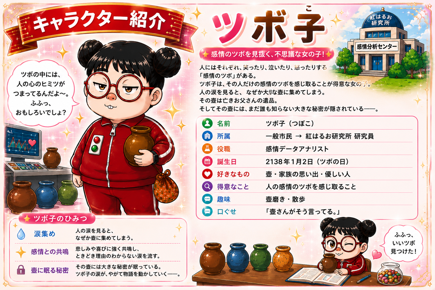 ツボ子 キャラクター紹介